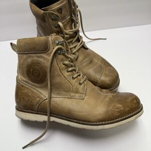 REV'IT! Ginza Men's Leather Motorcycle Riding Boots Gear Shift Panel Reflect‎